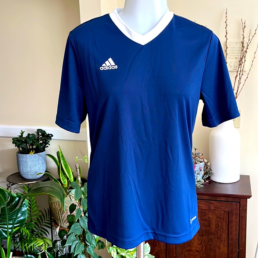 💙adidas Football/Soccer/Futbol ENT22 Jersey- Team Navy Blue 2- Kids- L-NWT